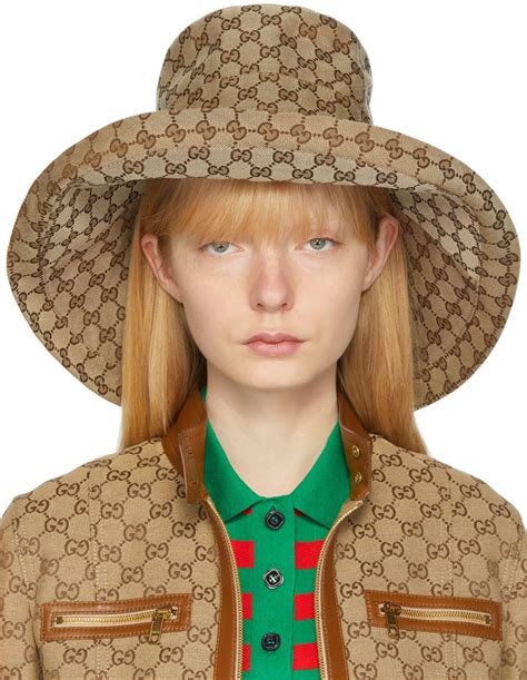 gucci gg wide brim hat|Gucci Hats & Gloves for Women .